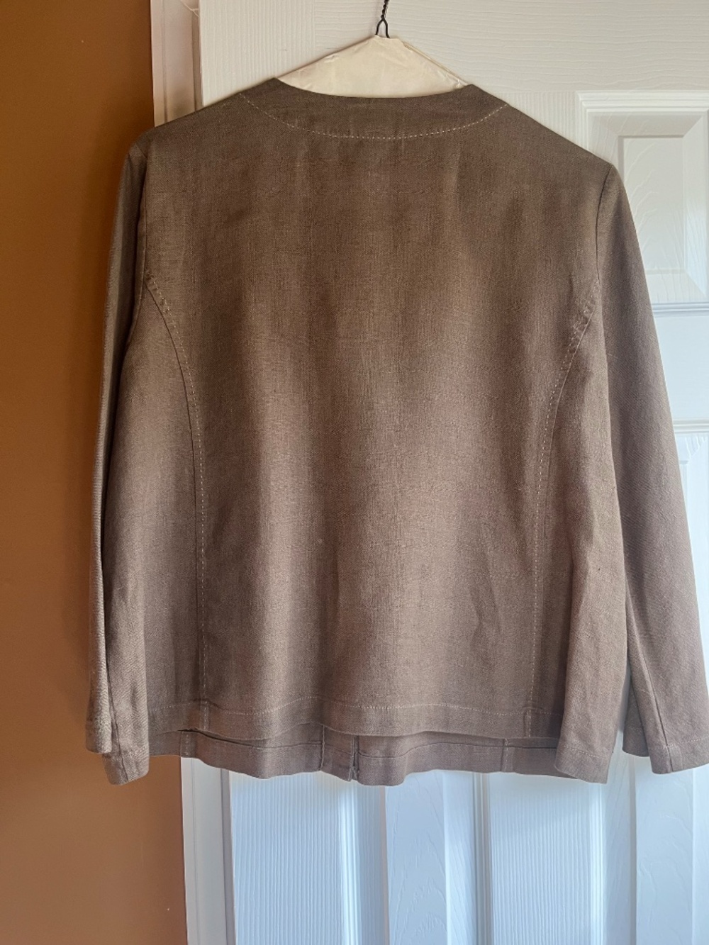 Eileen Fisher Skirt and Jacket Linen Set - Picture 2 of 4
